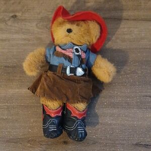 Russ Berrie Moondance Cowgirl Western Bear